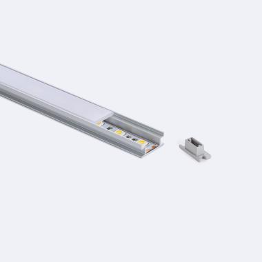 Aluminium Beloopbare Vloerprofiel voor LED strips tot 10 mm