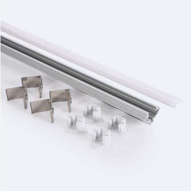 Product of 2m Aluminium Surface Profile Corner for LED Strips up to 11mm 