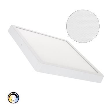 Square 24W LED (CRI90) CCT Selectable Microprismatic Superslim Surface Panel (UGR17) 280x280 mm