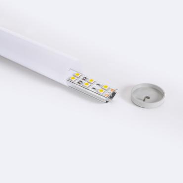 2m Aluminium Round Suspended Profile for LED Strips up to 16mm - Ledkia