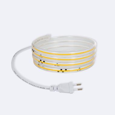 Product LED-Streifen Dimmbar 220V COB Ohne Gleichrichter 320 LED/m 720 lm/m Breite 12mm IP65 Nach Maß Schnitt alle 50cm