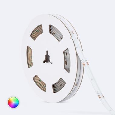 5m 24V DC RGB COB LED Strip 420LED/m CRI90 10mm Wide Cut at Every 5cm IP20