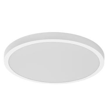 Greenice LED-Deckenleuchte, 18W, 1450 Lumen, 3000K Warmweiß – Rund, Rot, IP25, 30.000 H