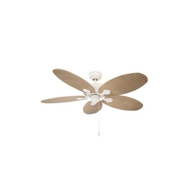 Ventilatore da Soffitto Phuket Bianco 132cm Motore AC LEDS-C4 30-4398-16-16