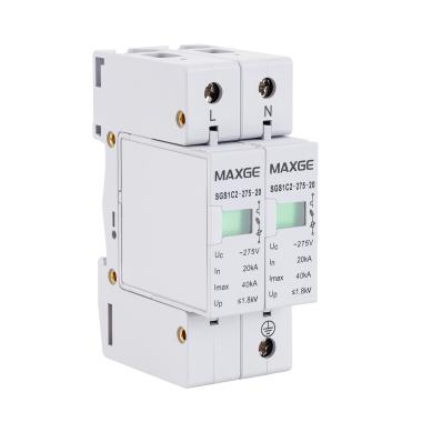 Parafoudre MAXGE 2P-Clase II-40kA-20kA-1,2kV