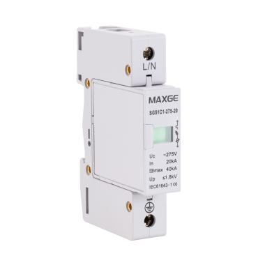 Product Parafoudre MAXGE 1P-Clase II-40kA-20kA-1,8kV