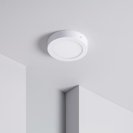 Plafoniera LED 12W Circolare SwitchCCT Selezionabile Foro Ø170 mm Regolazione compatibile con Telecomando RF V2 