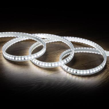 Product Striscia LED Regolabile 220V AC Solid 120 LED/m Bianco Freddo IP65 su Misura Larghezza 14mm Taglio ogni 10cm