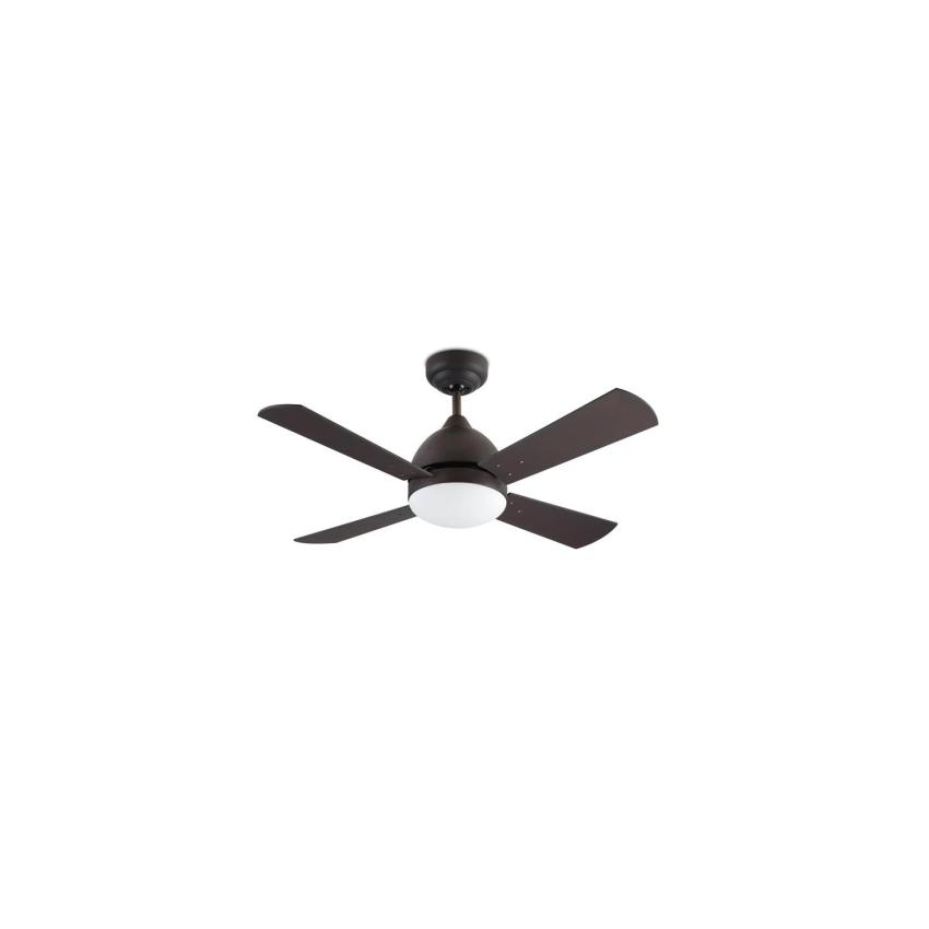 Product of Borneo Patiné Reversible Blade Ceiling Fan with AC Motor in Black LEDS-C4 VE-0006-MAR 106.6cm