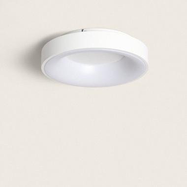 Plafoniera LED 30W Ø380 mm Circolare Metallo CCT Selezionabile Jacob