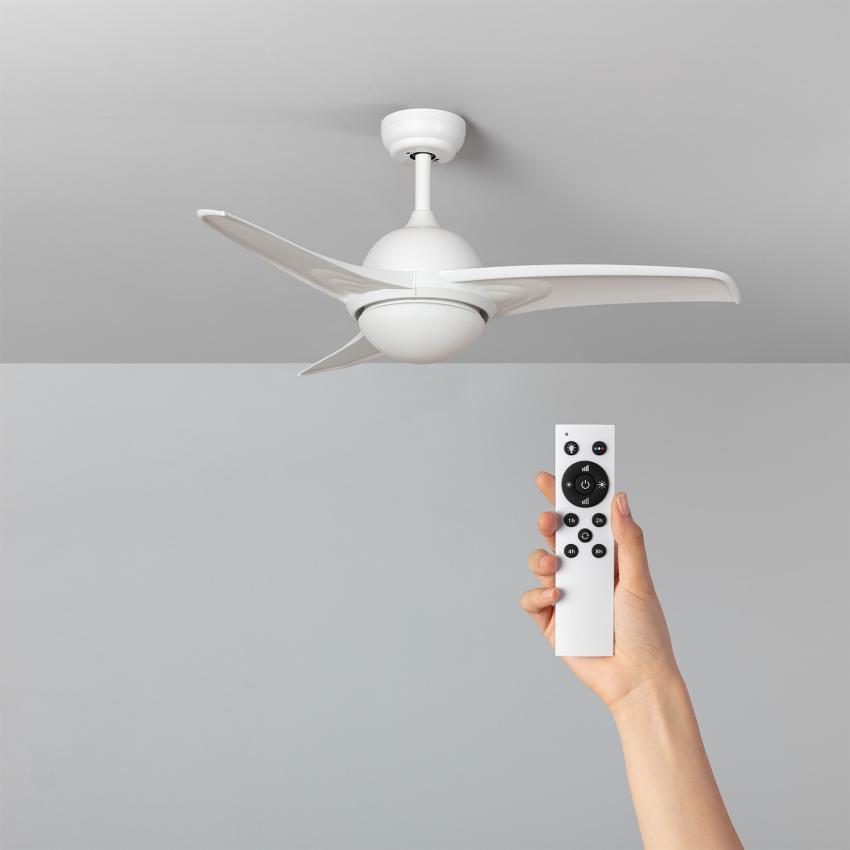 Prodotto da Ventilatore da Soffitto Silenzioso Aran Bianco 107cm Motore DC