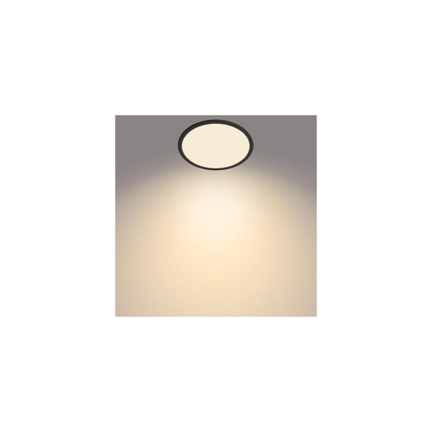 Product van Plafondlamp LED 15W PHILIPS CL550  SuperSlim IP44 Dimbaar 3 Niveaus Zwart