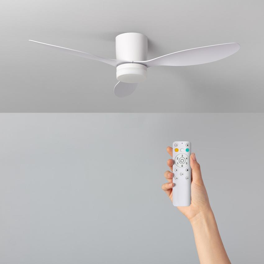 Product of Weimar Silent Ceiling Fan with DC Motor for Outdoors in White 132cm