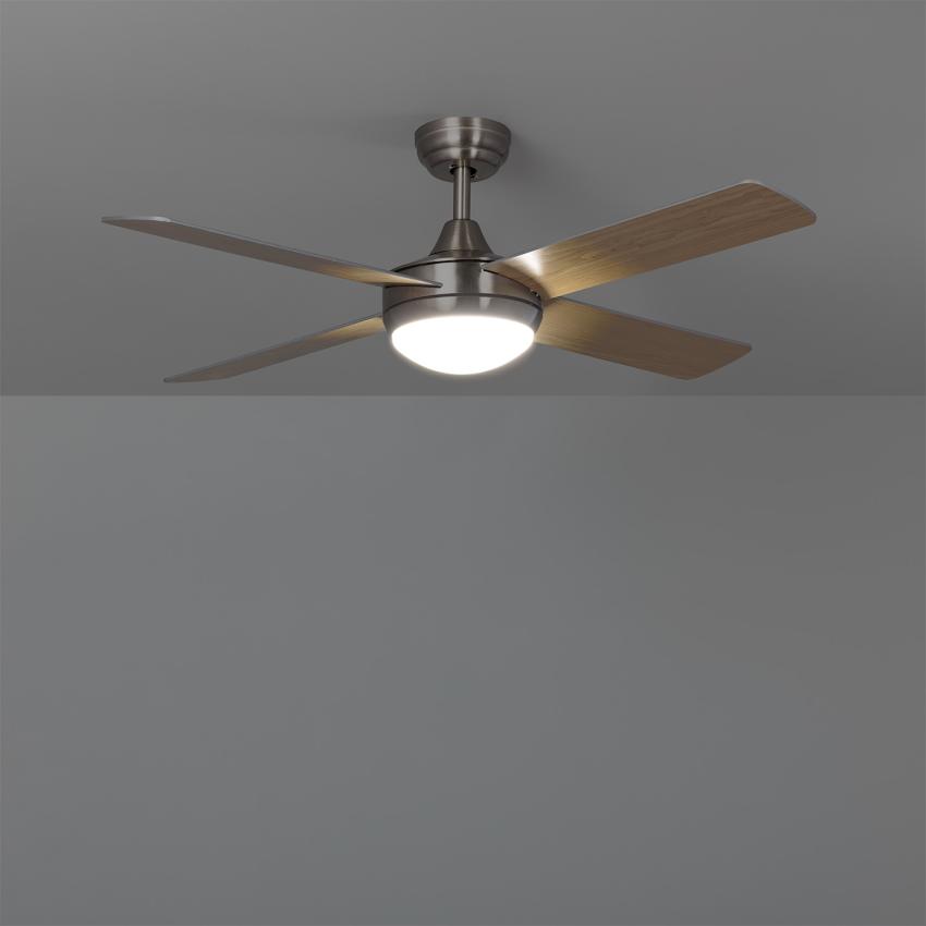 Product of Navy Nickel Wooden Silent Ceiling Fan with DC Motor 132cm 