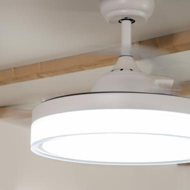 Produit de Ventilateur de Plafond Silencieux Caicos Blanc 106cm Moteur DC