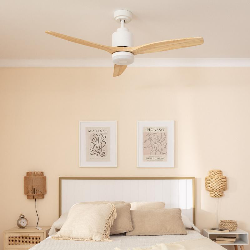 Product of Mersin White Outdoor Silent Ceiling Fan with DC Motor for Outdoors in White 132cm 