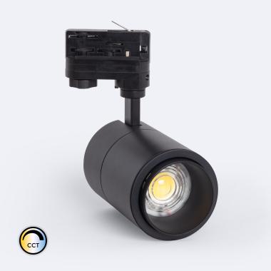 LED-Strahler für 3-Phasenstromschiene 30W Dimmbar TRIAC CCT Pulyx No Flicker Multiwinkel 15-60º