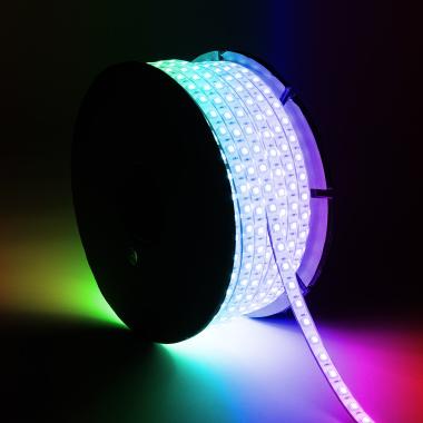 Szpula Taśma LED RGB 220V AC SMD5050 Silicone FLEX 50m 60 LED/m IP67 Szerokoć 12mm Cięcie co 100cm