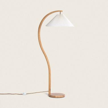 Staande Lamp van Hout Luanda