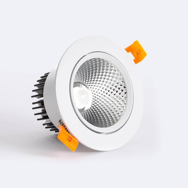Produit de Spot Downlight LED 9W Rond Dimmable Dim to Warm Coupe  Ø 90 mm