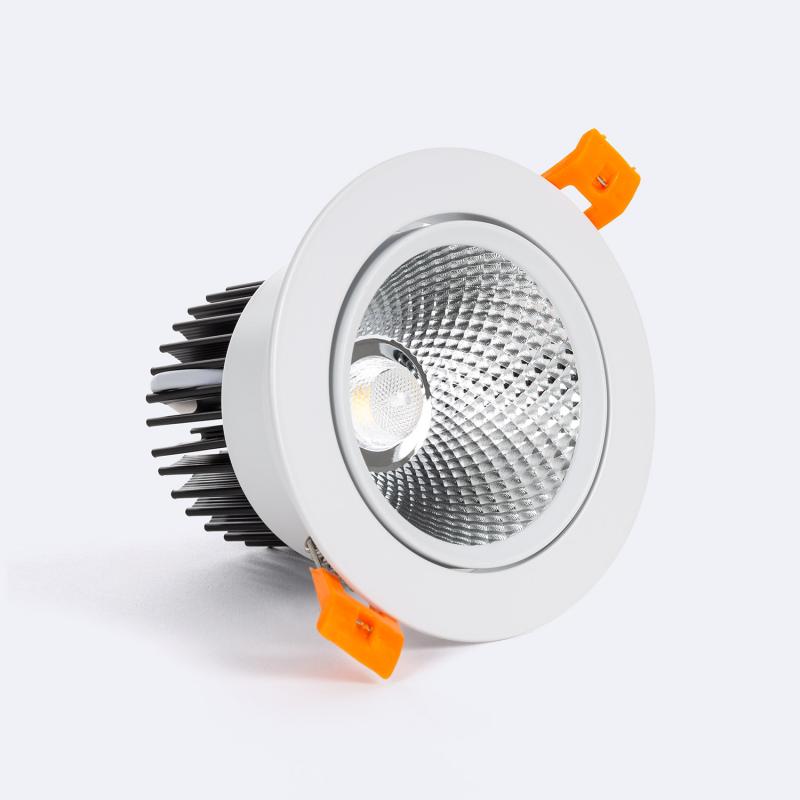 Produit de Spot Downlight LED 12W Rond Dimmable Dim to Warm Coupe  Ø 90 mm
