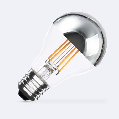 Stmívatelná LED Filamentní Žárovka E27 8W 800 lm A60 Chrome Reflect