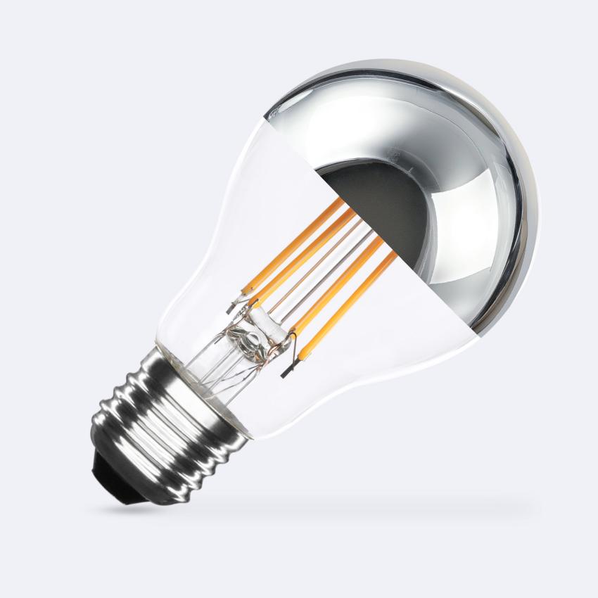 Product of 8W E27 A60 Chrome Reflect Dimmable Filament LED Bulb 800lm