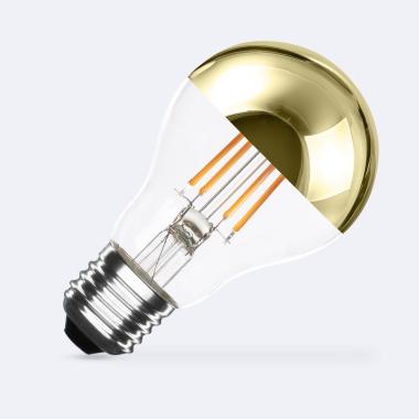 Żarówka Filament LED E27 6W 600lm A60 Ściemnialna Gold Reflect