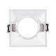 Produit de Spot LED Downlight Carré GU10 6W Coupe 85x85mm Faible UGR PC