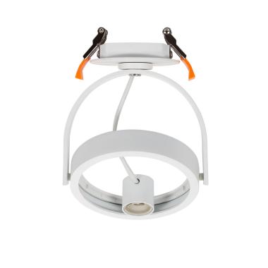 Prodotto da Portafaretto Downlight Incasso Circolare Orientabile per Lampadina LED GU10 AR111