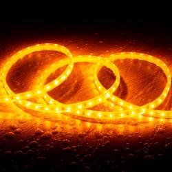 Product Ruban LED 220V SMD2835 60LED/m Orange IP65 Largeur 12mm Coupe tous les 100cm