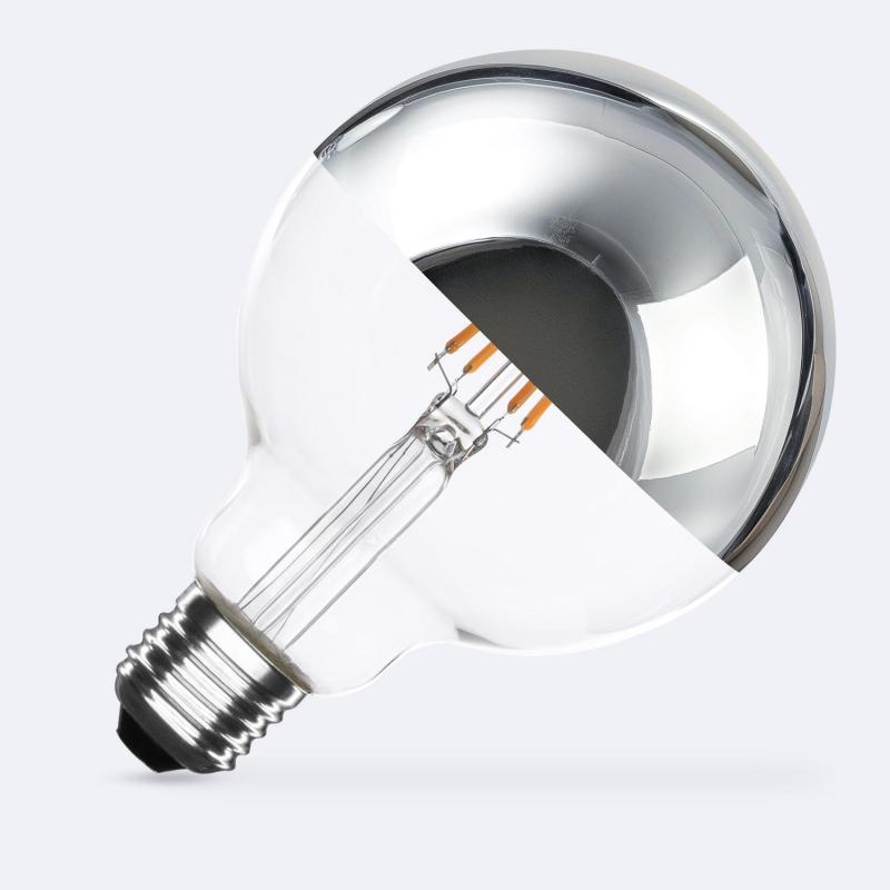 Produkt von LED-Glühbirne Filament E27 6W 600 lm G95 Chrome Reflect