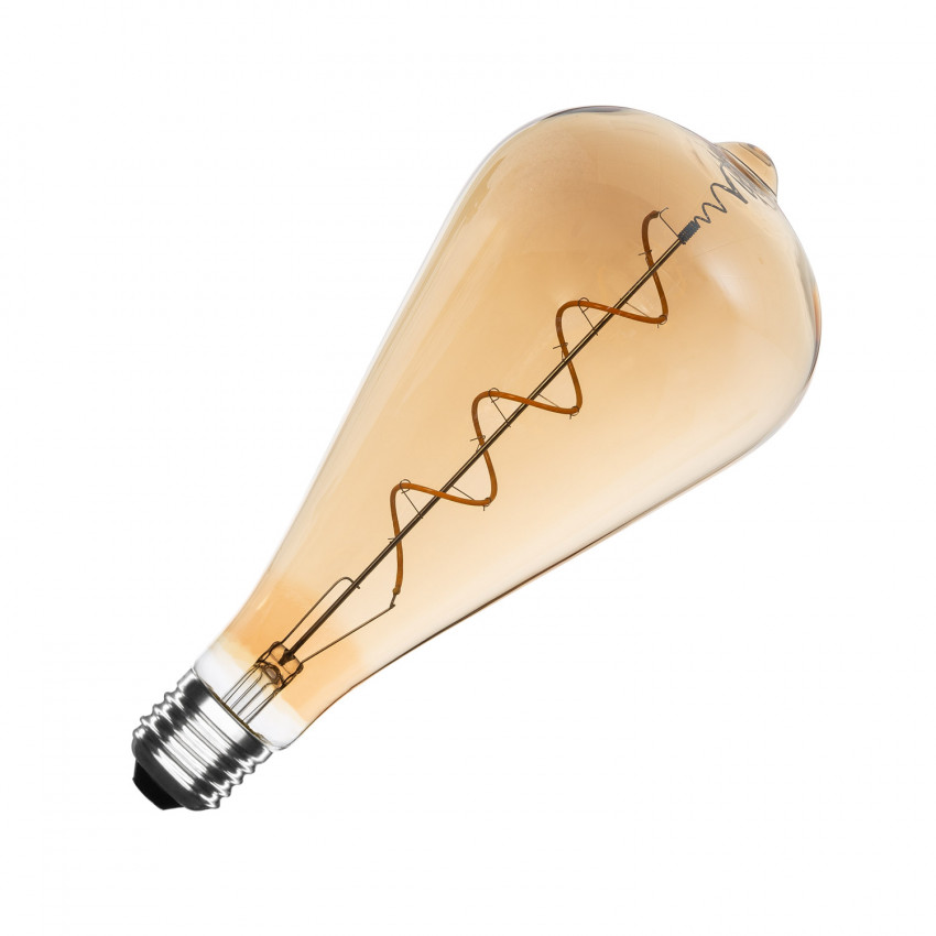 LED-Glühbirne Filament E27 4W 400 lm ST115 Bernstein