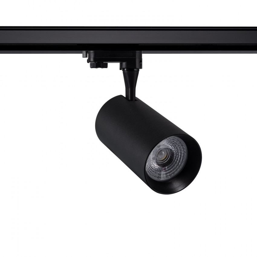 LED-Strahler Vulcan Schwarz 30W für 3-Phasenstromschienen  