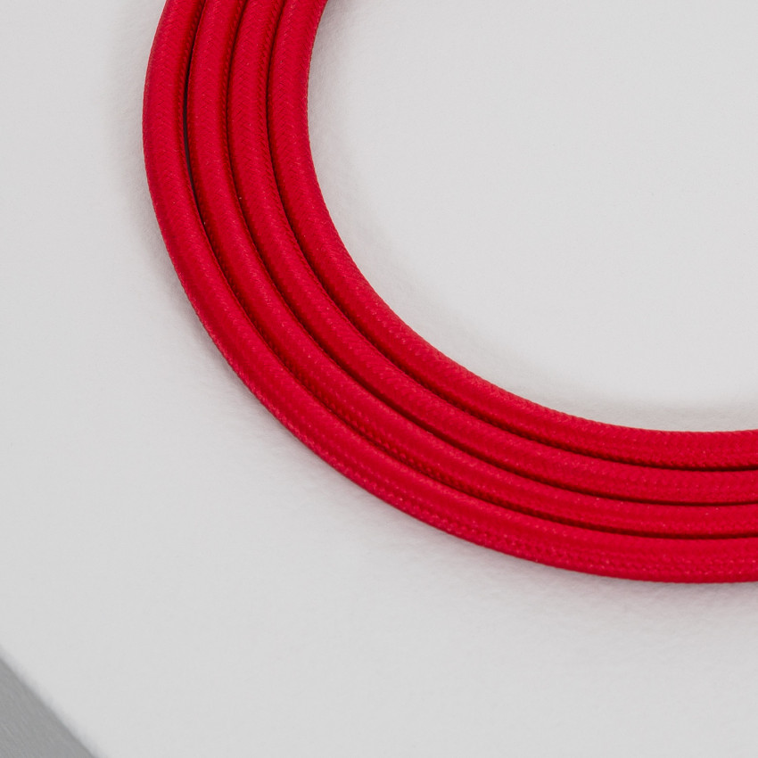 Cable Textil Rojo