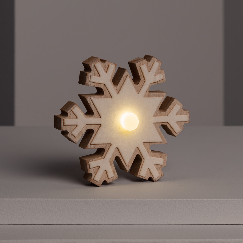 Copo de Nieve LED con Batería