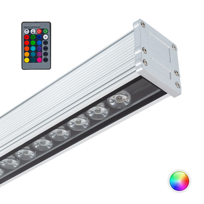 LED-Wandfluter 1000mm 36W IP65 RGB