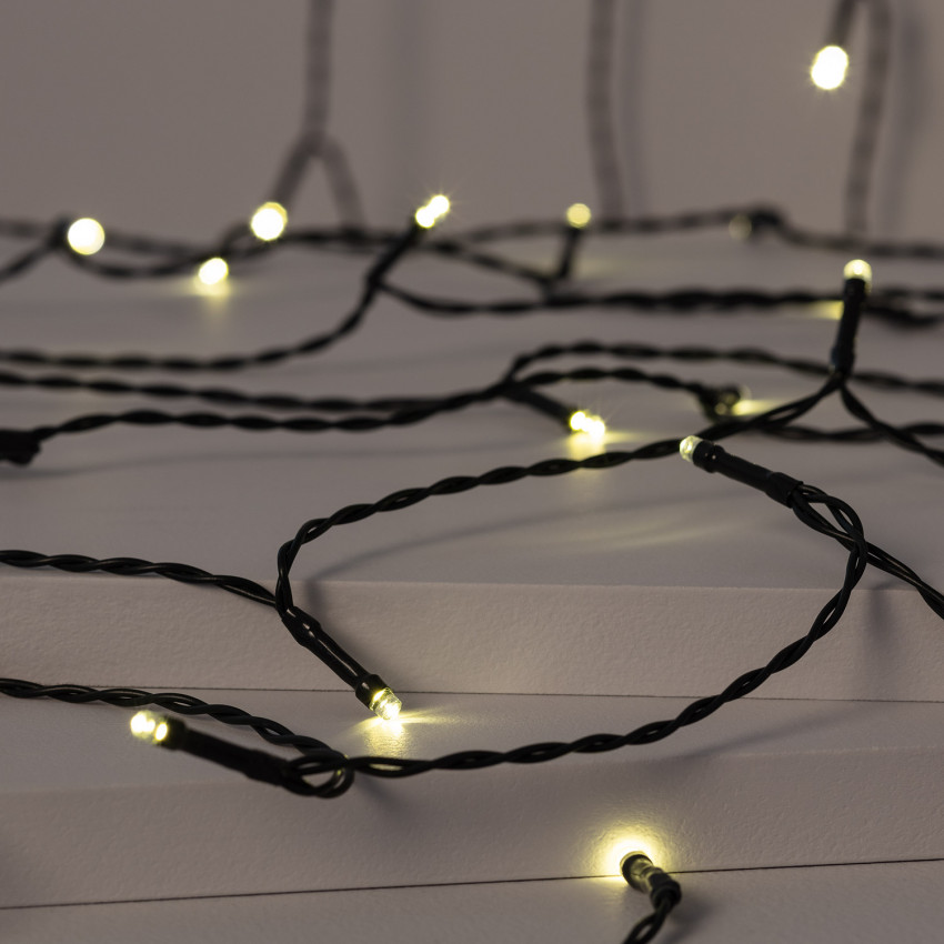 Guirnalda SnowFlakeBalls LED con Cargador Solar 