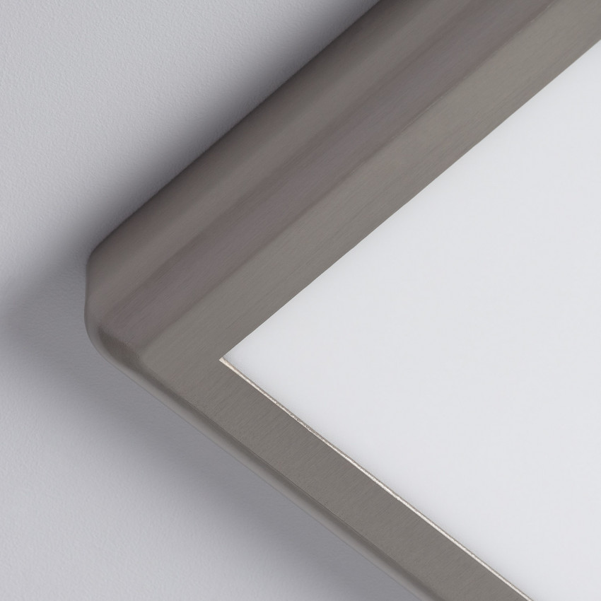 Plafón LED Cuadrado Silver Design 12W