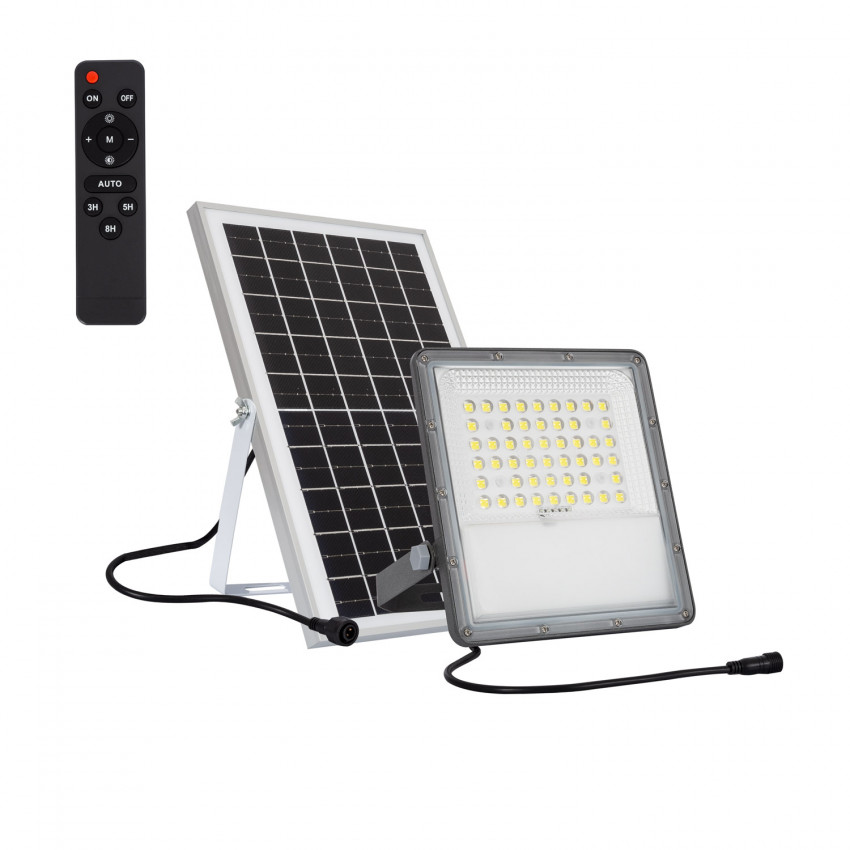 LED-Flutlichtstrahler Solar 10W 100lm/W IP 65 mit Fernbedienung