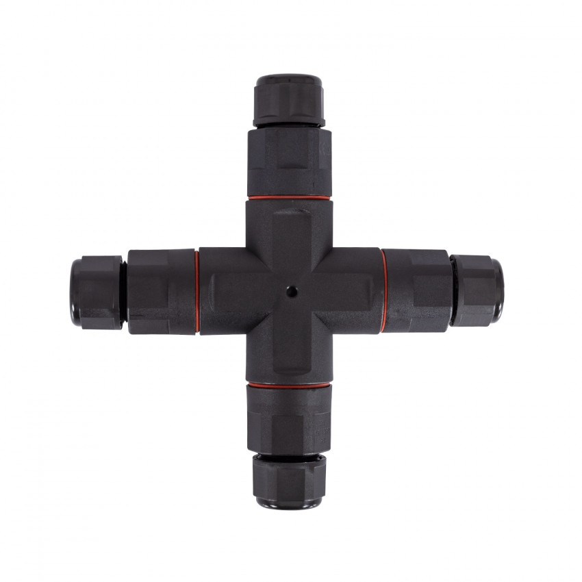 Wasserdichter Kabelstecker 3 Kontakte Typ X mit Schnellkupplung 0.5mm²-2.5mm² IP68