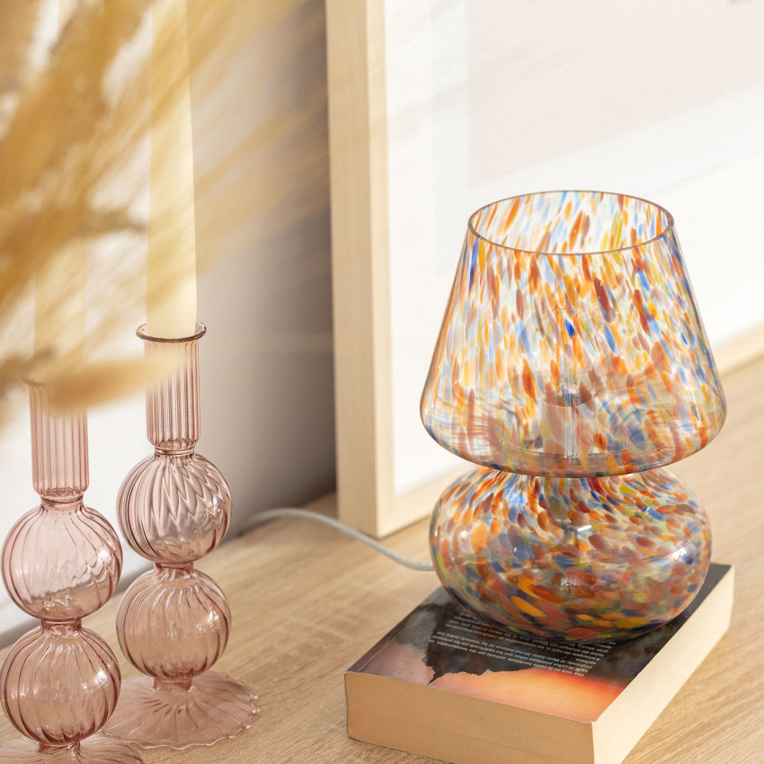 [SK] Lámpara de Mesa en Cristal Suri