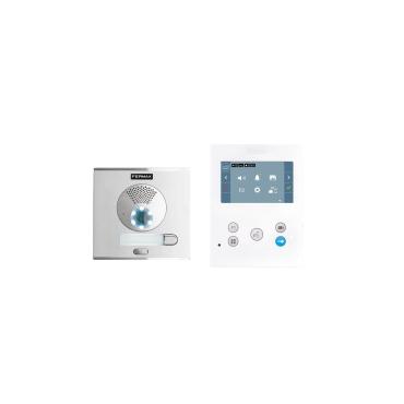Set Video-Türsprechanlage Automatik 1 Klingel CITY VEO-XS 4,3" DUOX Plus WIFI 1L FERMAX 94511 - Weiß