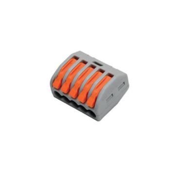 50er Pack Schnellschlussklemmen (5-polig) OPENETICS 47222 - Grau