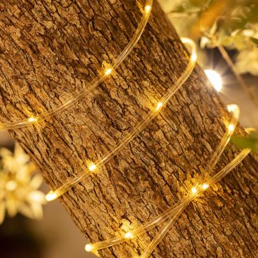 LED-Girlande Solar Aussen Streifen 11m - 3000K