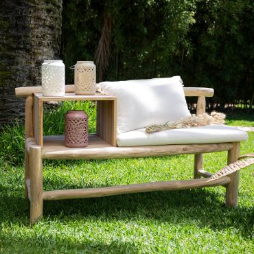 LED-Tischleuchte mit Kerze Tragbar Renoir - Rosa