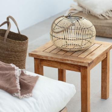 LED-Tischleuchte Aussen Solar aus Ratán Sipur - Natürlich