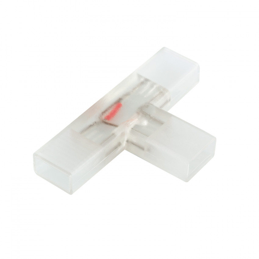 Conector Tipo T Tira LED SMD5050 Monocolor 220V AC 
