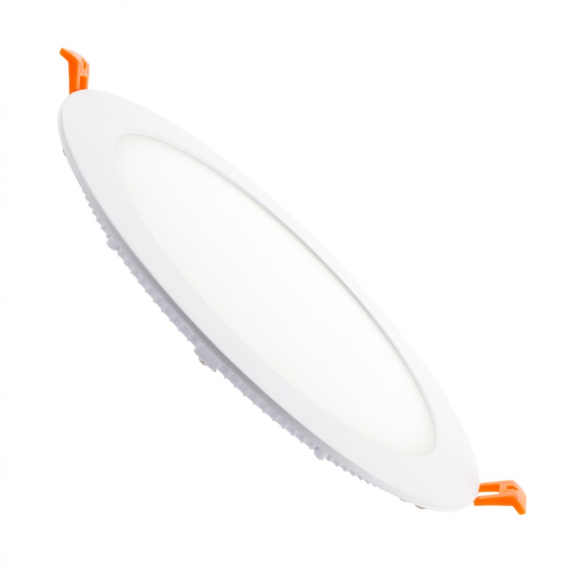 LED-Deckeneinbauleuchte 15W Rund SuperSlim Schnitt Ø 185 mm