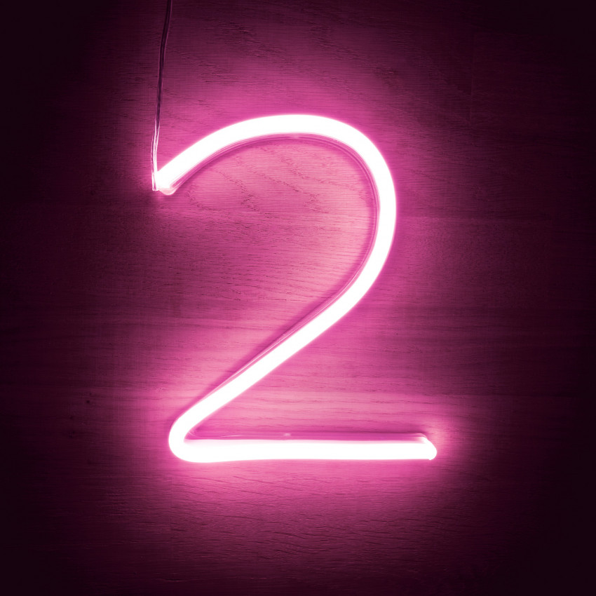  Neon LED Symbole und Nummern